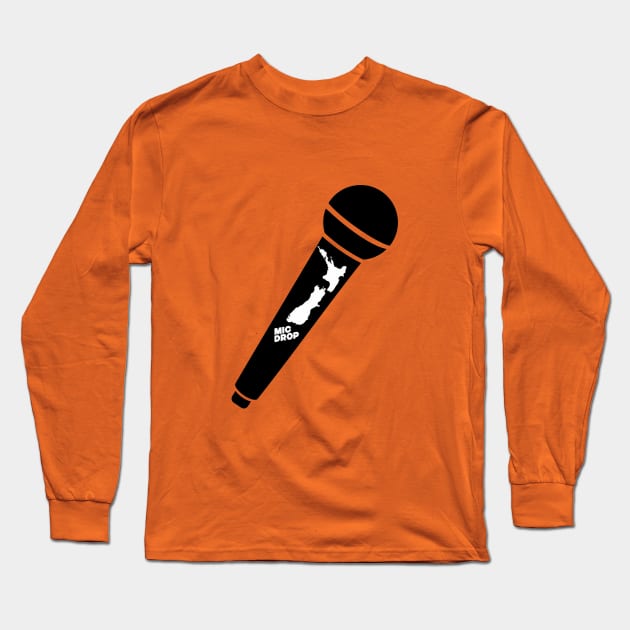 Mic Drop NZ Maprophone Long Sleeve T-Shirt by Mic Drop